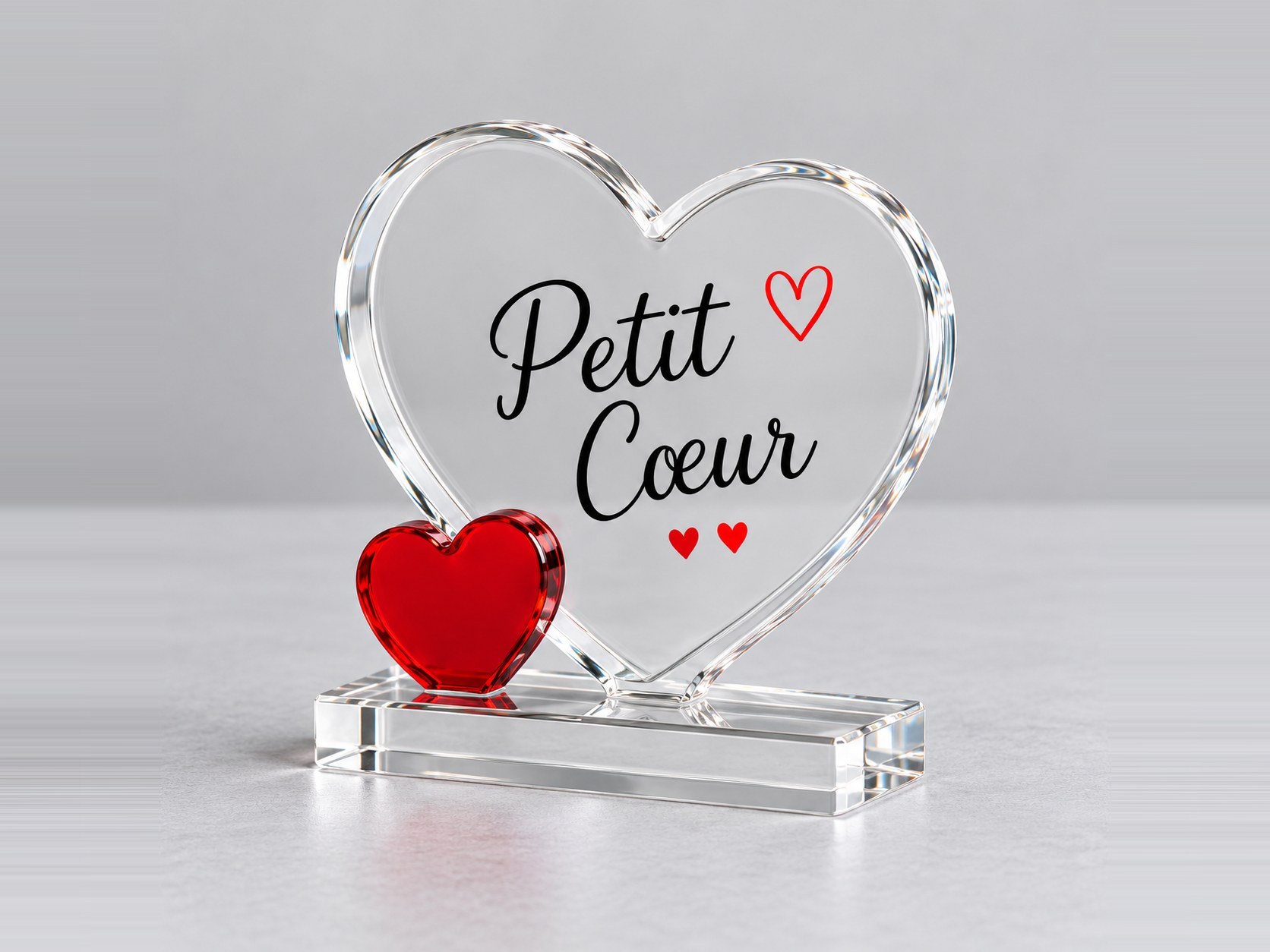 Trophée petit cœur — impression à Marrakech