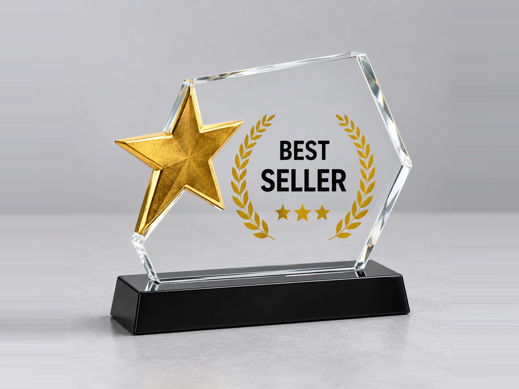 Trophée best seller — impression à Marrakech