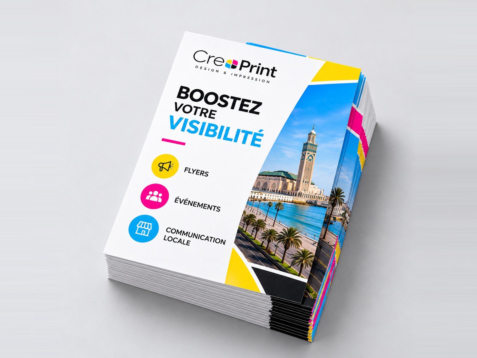 Flyer — impression à Marrakech