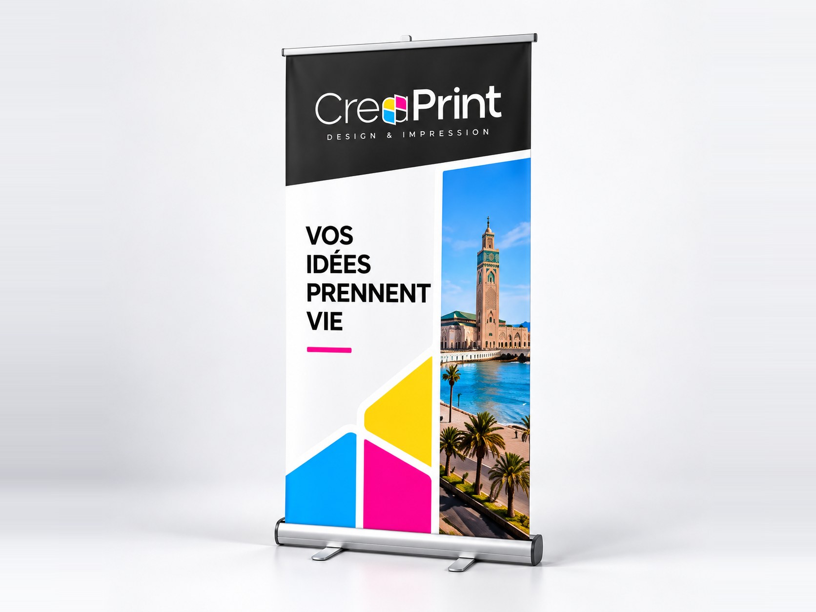 Roll-up — impression à Marrakech
